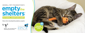 Empty the Shelters is happening now! May 1st-15th, 2025!